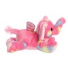 Aurora Small Candyapple Elephant Bright Fancies Vibrant Stuffed Animal Pink 7" - 3 of 4