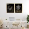 Stupell Industries Celestial Gold Sun and Moon 2pc Floating Frame Art Set, Gold, 17" x 21" - 2 of 4