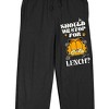 Garfield Lunch Women's Black Sleep Pajama Pants - 2 of 4