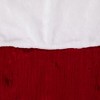 Northlight 50" Red and White Jumbo Velveteen Christmas Stocking - 4 of 4