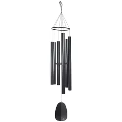 Woodstock Chimes Signature Collection, Windsinger Chimes of King David, Black 88'' Wind Chime WWKB