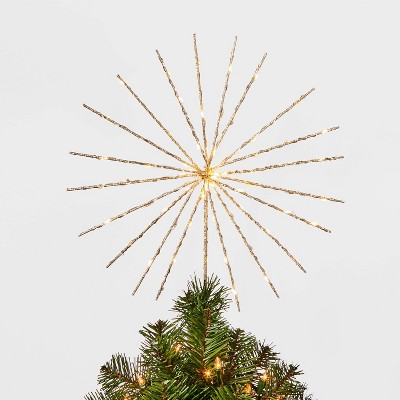 Black Starburst Tree Topper