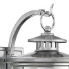 Franklin Iron Works Callaway Modern Industrial Outdoor Wall Light Fixtures Set of 2 Chrome Metal 11 3/4" Clear Seedy Glass for Post Barn - 3 of 4