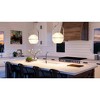 Urban Ambiance Luxury Mid-Century Modern Pendant 21.625''H x 16.125''W,  Brushed Nickel Finish,  Albuquerque Collection, UHP4341 - 2 of 4