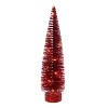 Vickerman 16"x20"x24" Red Lit Bottle Brush Tree Set - 4 of 4