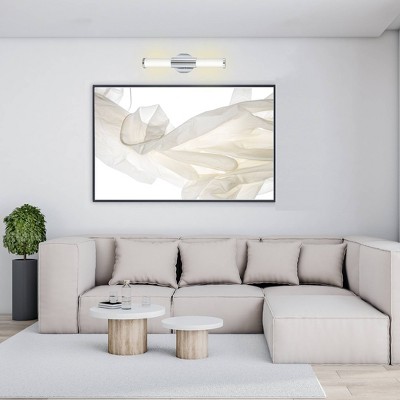 Palmera Chrome 20" LED Vanity Cylinder Wall Sconce