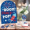 Big Dot of Happiness Firecracker 4th of July - DIY Red, White and Royal Blue Party Signs - Snack Bar Decorations Kit - 50 Pieces - 2 of 4
