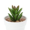 Unique Bargains Artificial Plants Plastic Green 2.76"x2.76"x3.54" 1 Pcs - 4 of 4