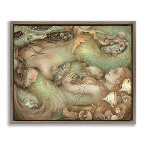 Stupell Industries Two Mermaids Underwater, 31" x 25" - 1 of 4