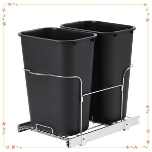 Garbage Waste Recyling Bin with Full Extension Slides - 1 of 4