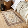 Washable Area Rug Vintage Foldable Thin Rug,Soft Low-Pile Non-Slip Stain Resistant Floor Indoor Outdoor Carpet - 4 of 4