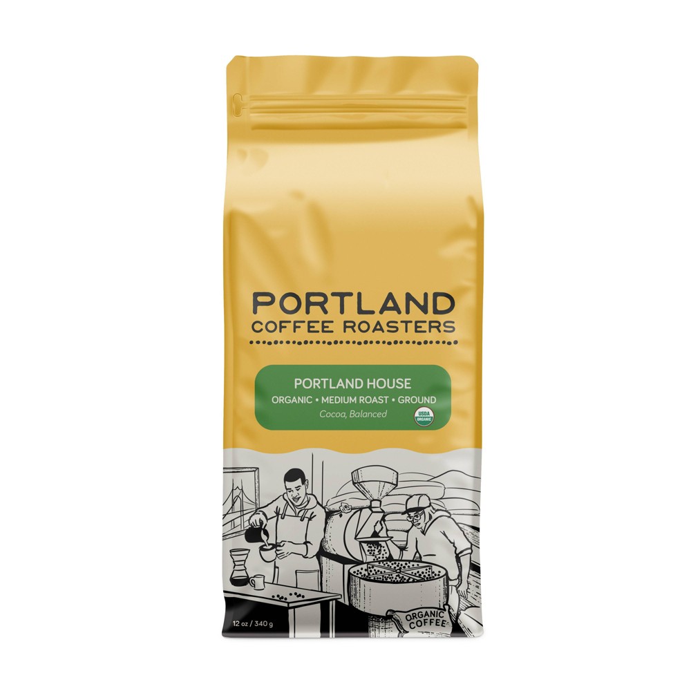 Photos - Coffee Organic Portland  Roasters House Medium Roast Ground  - 12oz