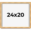 PosterPalooza | Minimalist Shadow Box Brown Picture Frame - UV Acrylic, Backing Board, Hanging Hardware - 2 of 4