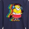 Boys' - Despicable Me Minions - Retro Rainbow Skater Long Sleeve Graphic T-Shirt - 2 of 4