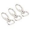 Unique Bargains Metal Swivel Lanyard Snap Hook Lobster Claw Clasp Clips Silver Tone 10 Pcs - 4 of 4