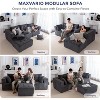 MAXYOYO Modular Sectional Sofa Couch, L Shaped Modern Cloud Couch with 1 Ottoman, Sofa in A Box - 3 of 4