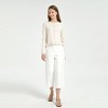 Women's Long Sleeve Crewneck Ruffle Hem Cardigan - A New Day™ - 3 of 3