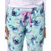 Seven Times Six Disney Woman's Stitch Fun Cozy Fleece Pajama Pants Junior's Adjustable Waist - 3 of 4