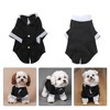 Unique Bargains Stylish Dog Tuxedo Black 1 Pc - 3 of 4