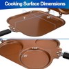 5 Star Super Deals 4-Mold Flip Pancake Pan - Dual-Sided Copper Nonstick, 9" Aluminum Griddle with Reinforced Hinges for Storage - 4 of 4