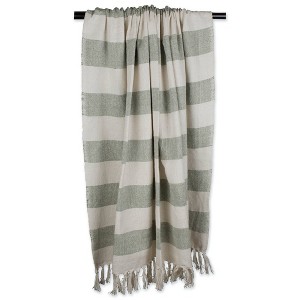 50"x60" Cabana Striped Throw Blanket - Design Imports - 1 of 4