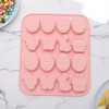 Unique Bargains Chocolate Mould 6-Cavity Easter Bunny Egg Butterfly Candy Mould Hand Wash 5.83"x4.92"x0.47" 1 Pc - 2 of 4