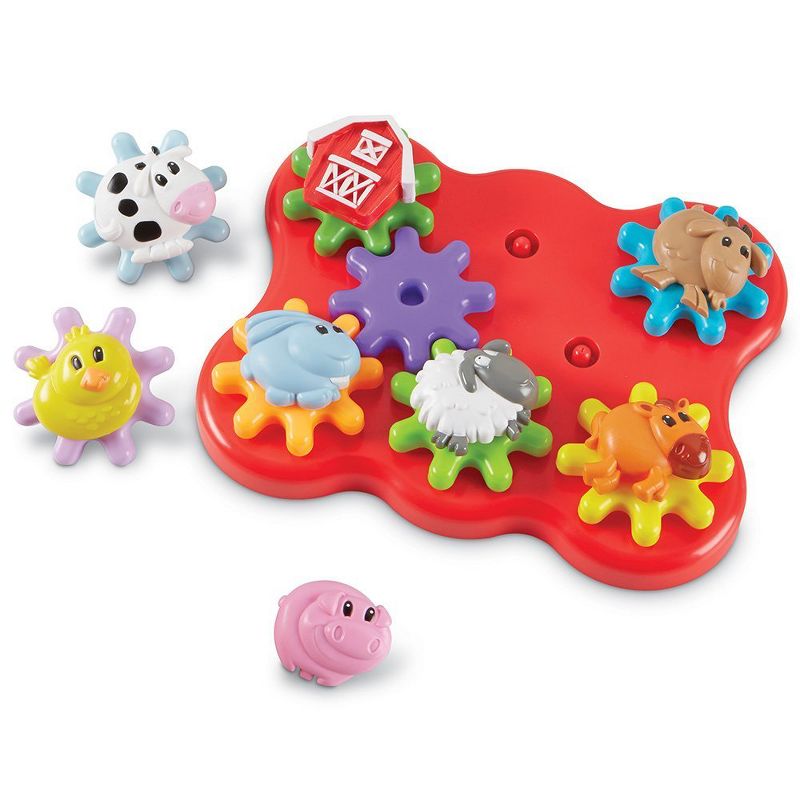 Learning Resources Build & Spin: Farm Friends, Fine Motor Toy, Ages 2+, 3 of 8