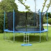 Aoodor 10FT 12FT 14 FT 15FT Outdoor Trampoline, Recreational Trampoline with Enclosure Inner-Safety Net and Ladder for Kids - 2 of 4
