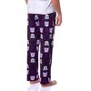 Transformers Men's Decepticon Logo Tile Print Sleep Pajama Pants Purple - 4 of 4