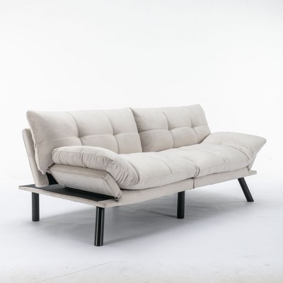 NicBex 70.87 Inch Modern Sofa Bed,Convertible Sofa with Adjustable Arms and Backrest for Living Room,Office,Apartment