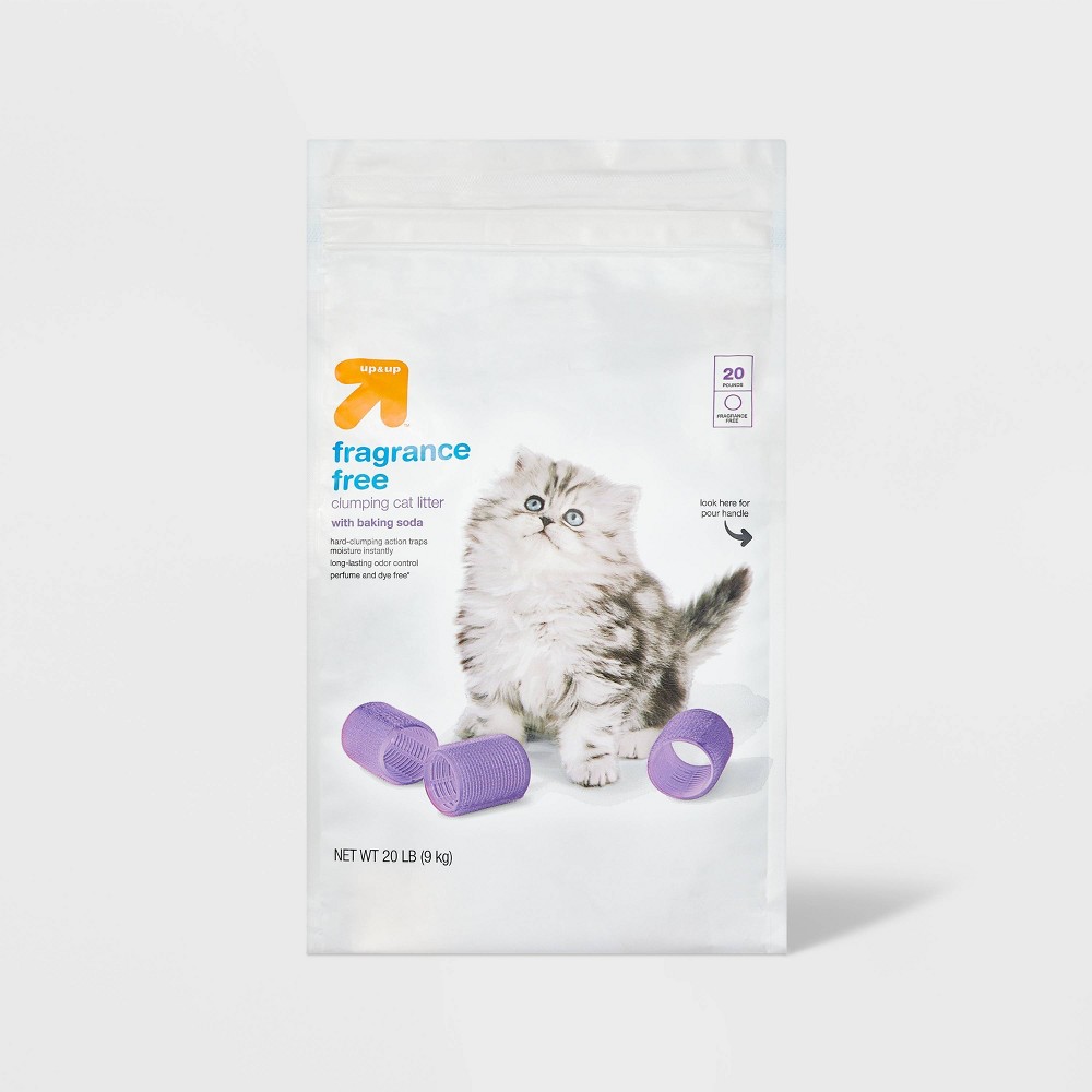 Fragrance Free Clumping Cat Litter 20lbs up & up