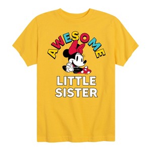 Girls' - Disney - Awesome Little Sister Short Sleeve Graphic T-Shirt - 1 of 4