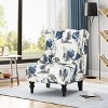 NicBex Comfy Accent Chair,Upholstered Living Room Chairs with High Backrest and Birch Wood Leg,Modern Armchair,Club Chairs for Living Room - 2 of 4