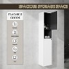 Dexmalle White 12" Bathroom Side Cabinet with 2-Soft Close Doors and  Float Mounting Design - 4 of 4