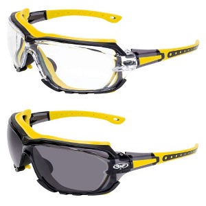 2 Pairs of Global Vision Eyewear Octane Safety Motorcycle Glasses - 1 of 4