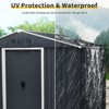 NicBex 10*8ft Outdoor Storage Shed Weatherproof Garden Shed with Sliding Door and Apex Roof for Garden, Lawn - 4 of 4