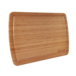 Set of 2 Large Bamboo Cutting Board, 30" X 20" Wooden Chopping Board for Kitchen with Deep Juice Grooves, Butcher Block Cutting Board - 1 of 4
