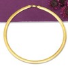 Ross-Simons Italian 8mm 18kt Gold Over Sterling Omega Necklace - 2 of 3