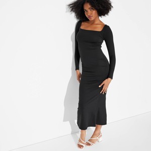 Women's Long Sleeve ButterBliss Maxi Bodycon Dress - Wild Fable™ - 1 of 3