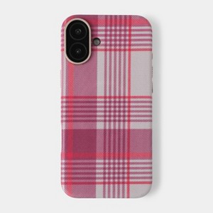 iPhone 16 Plus Plaid Phone Case - heyday™ Cranberry Fizz : Target
