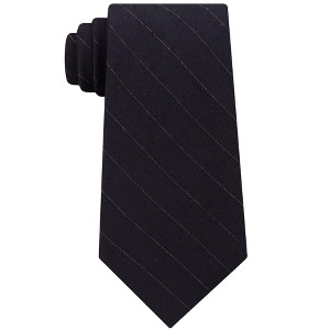 Calvin Klein Mens Metallic Pinstripe Self-tied Necktie - 1 of 1
