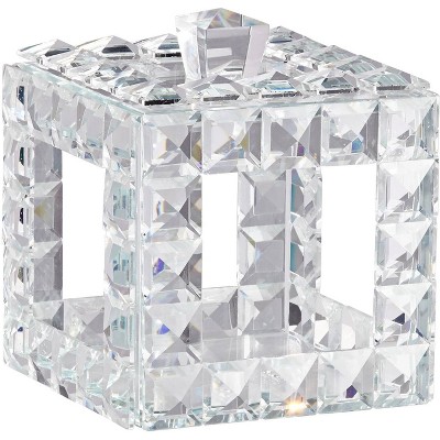 Studio 55D Katrina Clear Crystal Openwork Jewelry Box