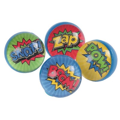 U.S. Toy Superhero Bounce Ball Pk12