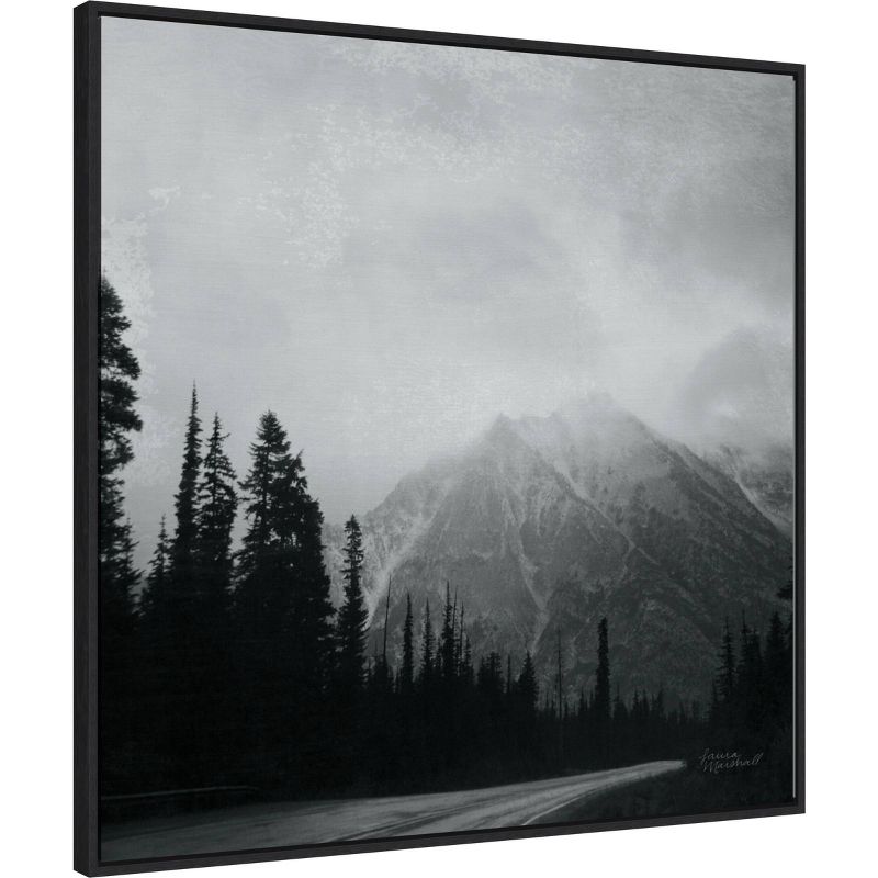30&#34; x 30&#34; West Coast Wandering Mountains by Laura Marshall Framed Canvas Wall Art Print - Amanti Art, 3 of 11
