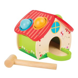 Small Foot Wooden Toddler Hammering House - 1 of 4