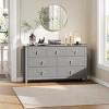 Dresser for Bedroom with 7 Drawers, 54" Wide Modern Chest of Drawers with Metal Handle, Dresser TV Stand, Wood Drawer Organizer - 2 of 4