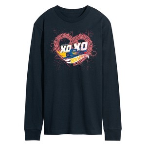 Men's - Hot Wheels - XOXO Heart Long Sleeve Graphic T-Shirt - 1 of 4
