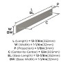 Amerock Ladera Backplate for Paneled Appliances and Large Cabinet Doors - 3 of 4