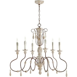 Quorum Lighting La Maison 36 6-Light Chandelier, Manchester Grey/Rust - 1 of 1