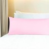PiccoCasa 100% Cotton 250 Thread Count Envelope Closure Soft Body Pillowcase 1 Pc - 2 of 4